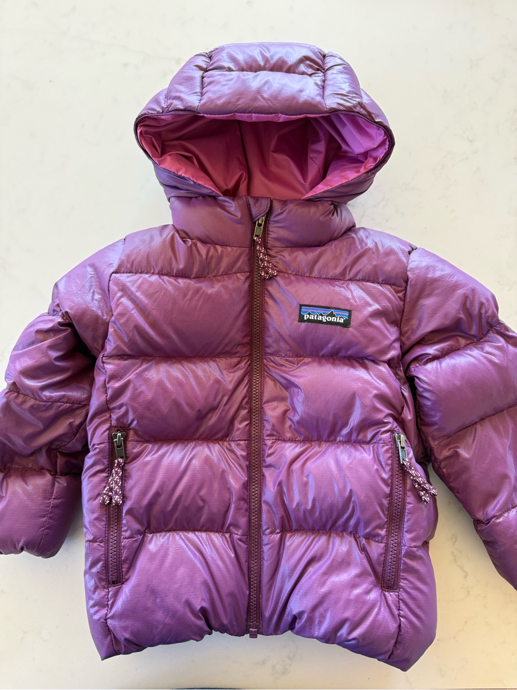 Patagonia Baby Hi-Loft Down Sweater Purple 2t